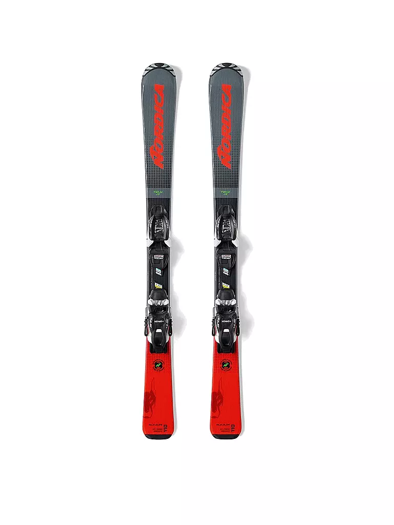 NORDICA Kinderski Set Team JR FDT (70-90) + JR 4.5 FDT grau
